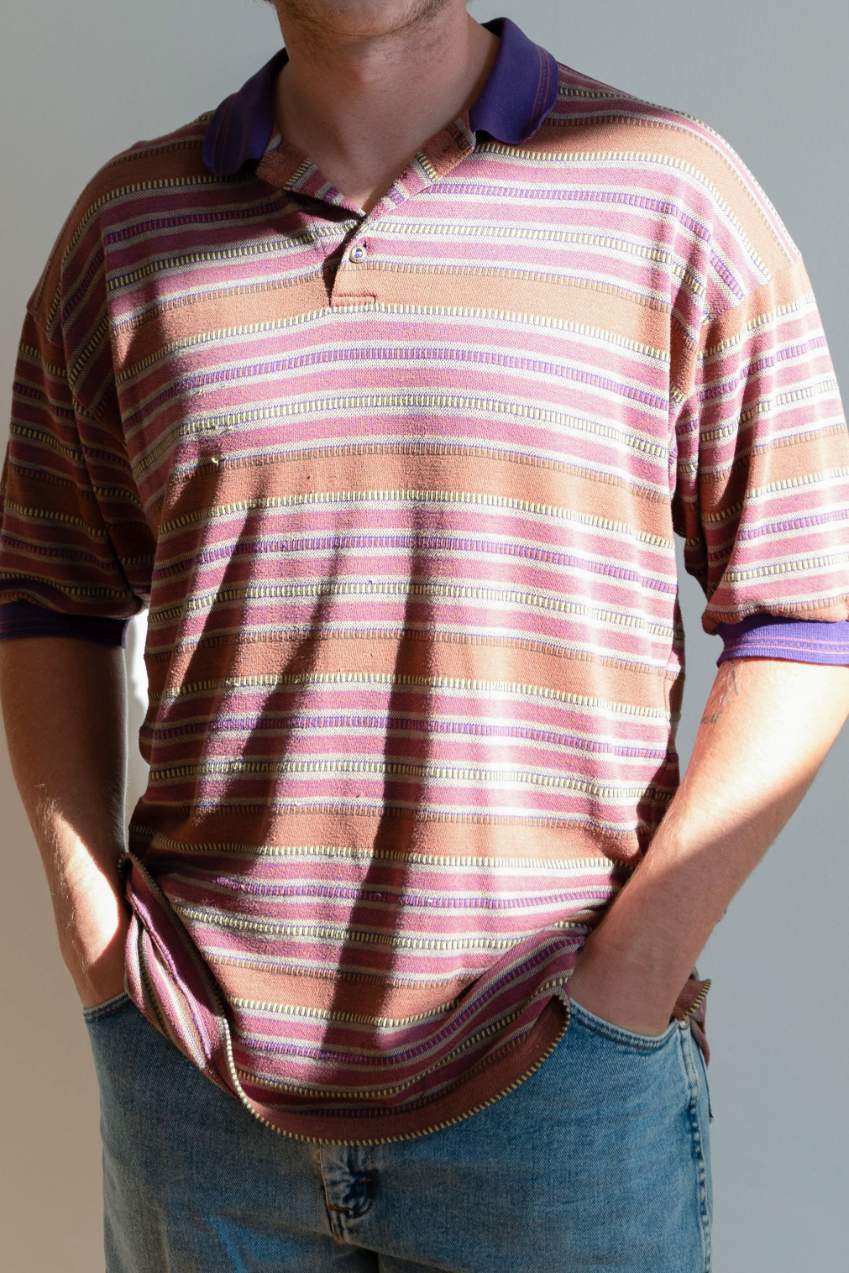 トップス Basketcase Athletica, polo (vintage) Vintage Soccer Sport Supply Co NY Disco Collar RENEGADES