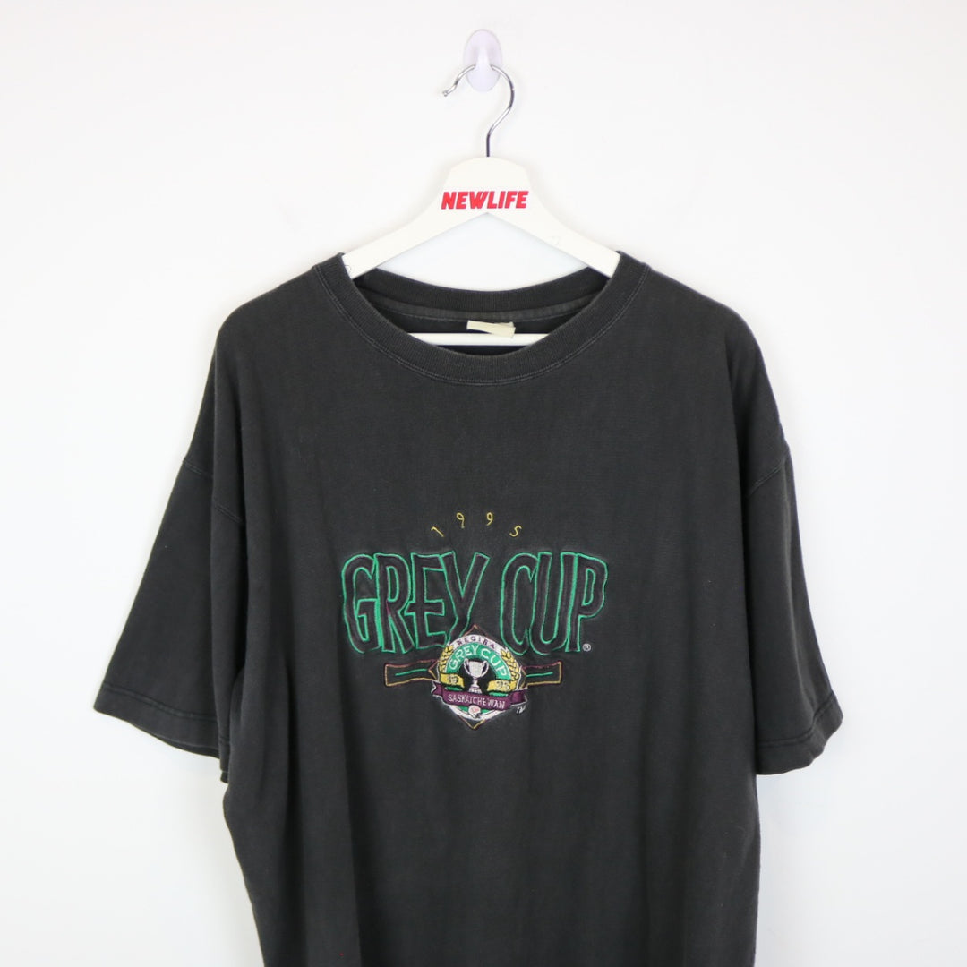 Vintage 1995 Grey Cup Regina Saskatchewan CFL Tee - XL-NEWLIFE Clothing