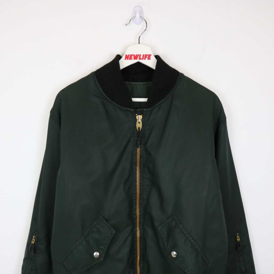 Vintage 70's Canadian Military Flight BomberJacket - M-NEWLIFE Clothing