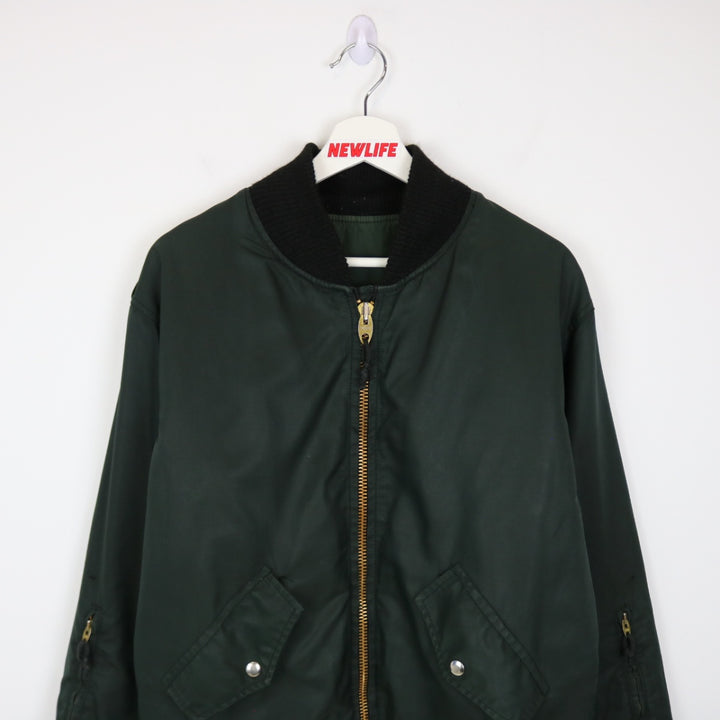 Vintage 70's Canadian Military Flight BomberJacket - M-NEWLIFE Clothing