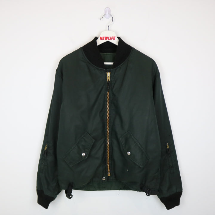 Vintage 70's Canadian Military Flight BomberJacket - M-NEWLIFE Clothing