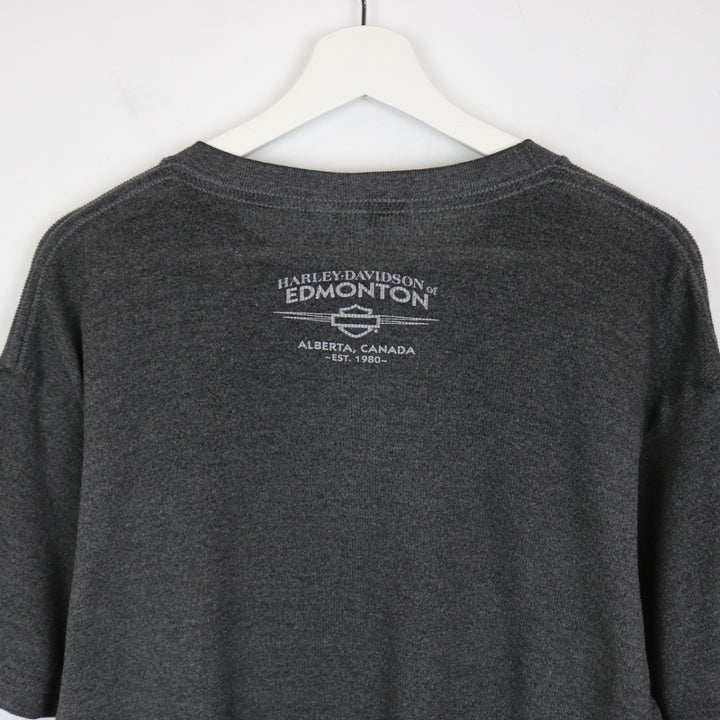 Vintage 2005 Harley Davidson Edmonton Tee - M-NEWLIFE Clothing
