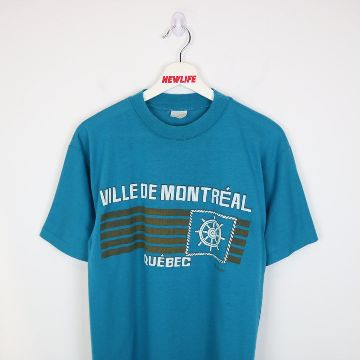 Vintage 80's Wille De Montreal Quebec Tee - S-NEWLIFE Clothing