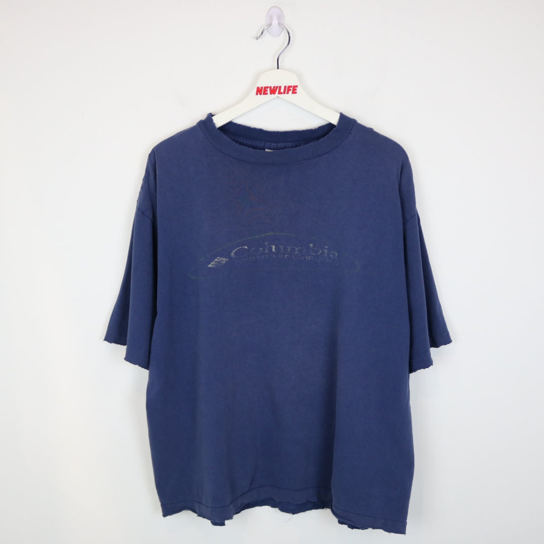Vintage 90's Columbia Tee - XL-NEWLIFE Clothing