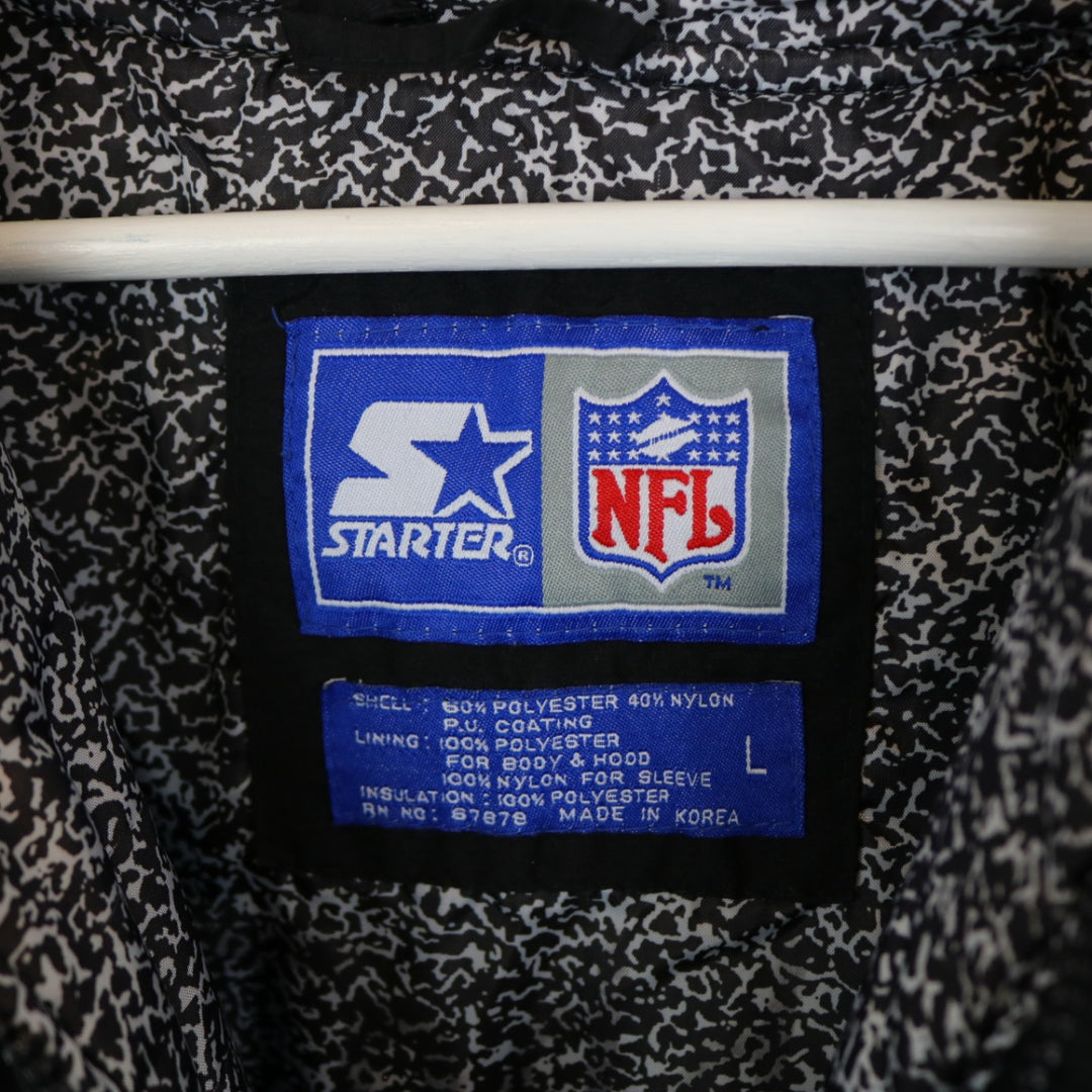 Vintage 90's Atlanta Falcons NFL Starter Jacket - L-NEWLIFE Clothing