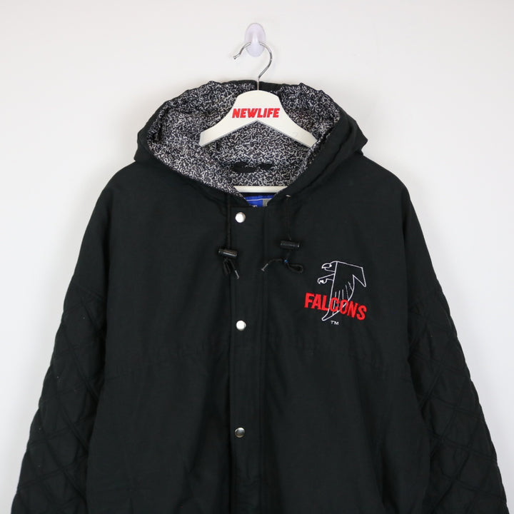 Vintage 90's Atlanta Falcons NFL Starter Jacket - L-NEWLIFE Clothing