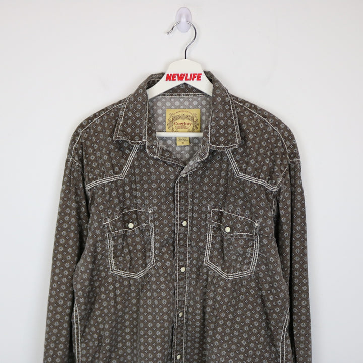 Vintage 00's Lammles Cowboy Collection Western Button Up - L-NEWLIFE Clothing