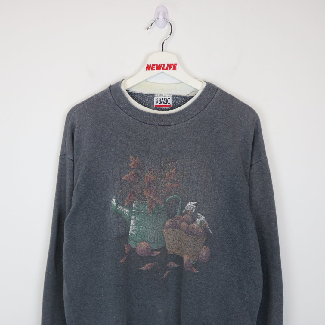 Vintage 90's Fall Nature Crewneck - M-NEWLIFE Clothing