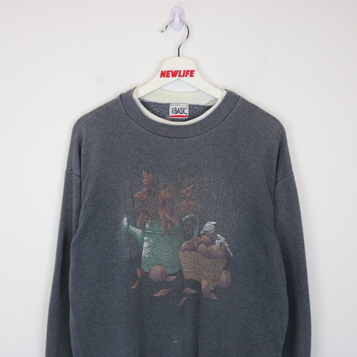 Vintage 90's Fall Nature Crewneck - M-NEWLIFE Clothing