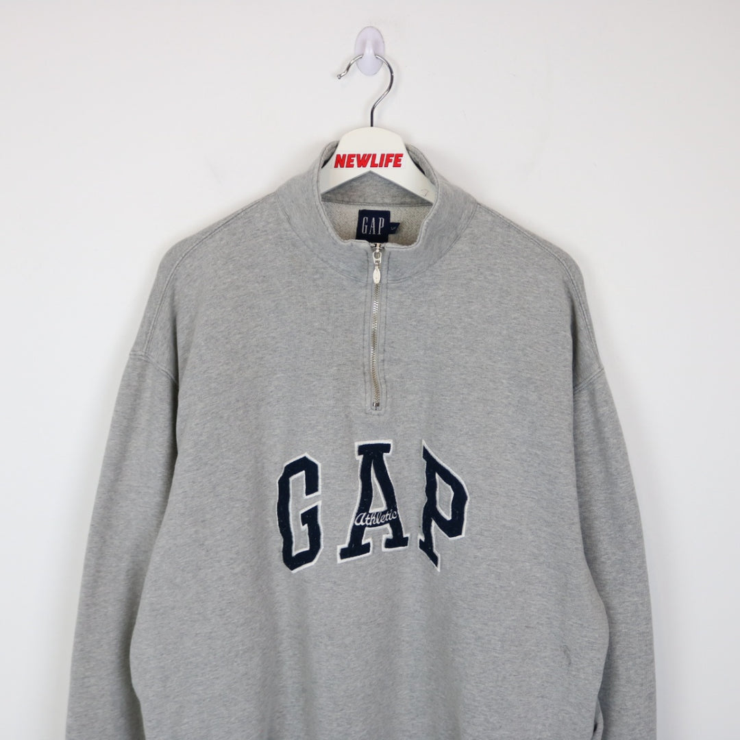 Vintage 90's GAP Athletic Quarter Zip Sweater - XL-NEWLIFE Clothing