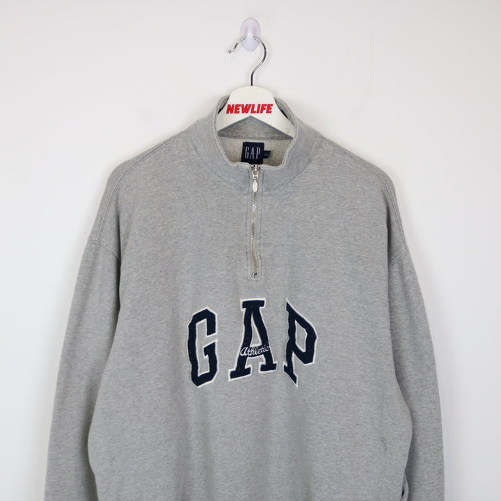 Vintage 90's GAP Athletic Quarter Zip Sweater - XL-NEWLIFE Clothing