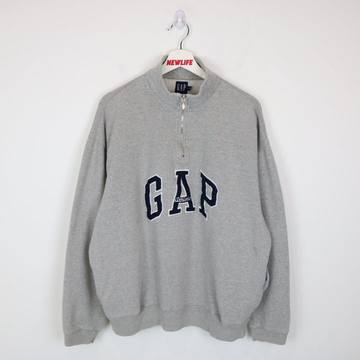 Vintage 90's GAP Athletic Quarter Zip Sweater - XL-NEWLIFE Clothing