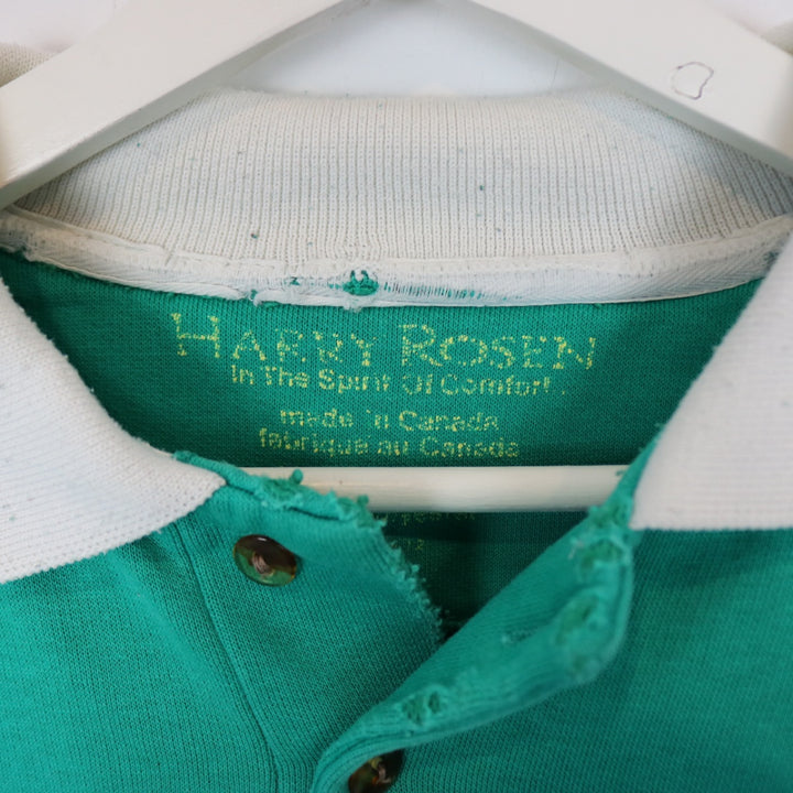 Vintage 00's Harry Rosen African Nature Collared Crewneck - L-NEWLIFE Clothing