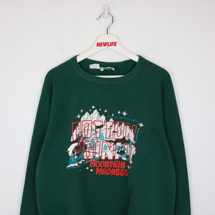 Vintage 90's Cotton Ginny Mountain Madness Crewneck - L-NEWLIFE Clothing