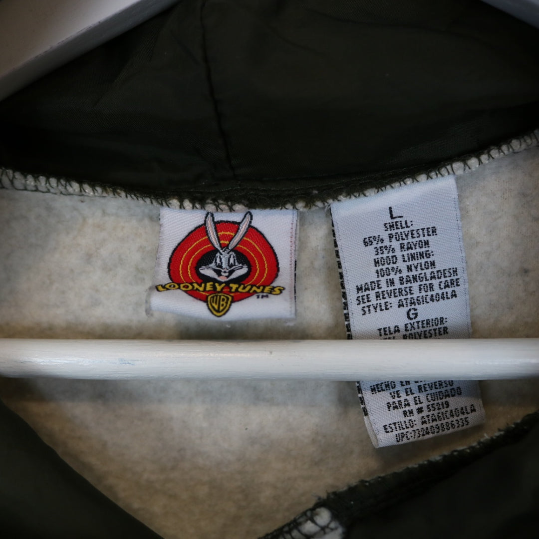 Vintage 2000 Looney Tunes Tweety Bird Fleece Hoodie - L-NEWLIFE Clothing