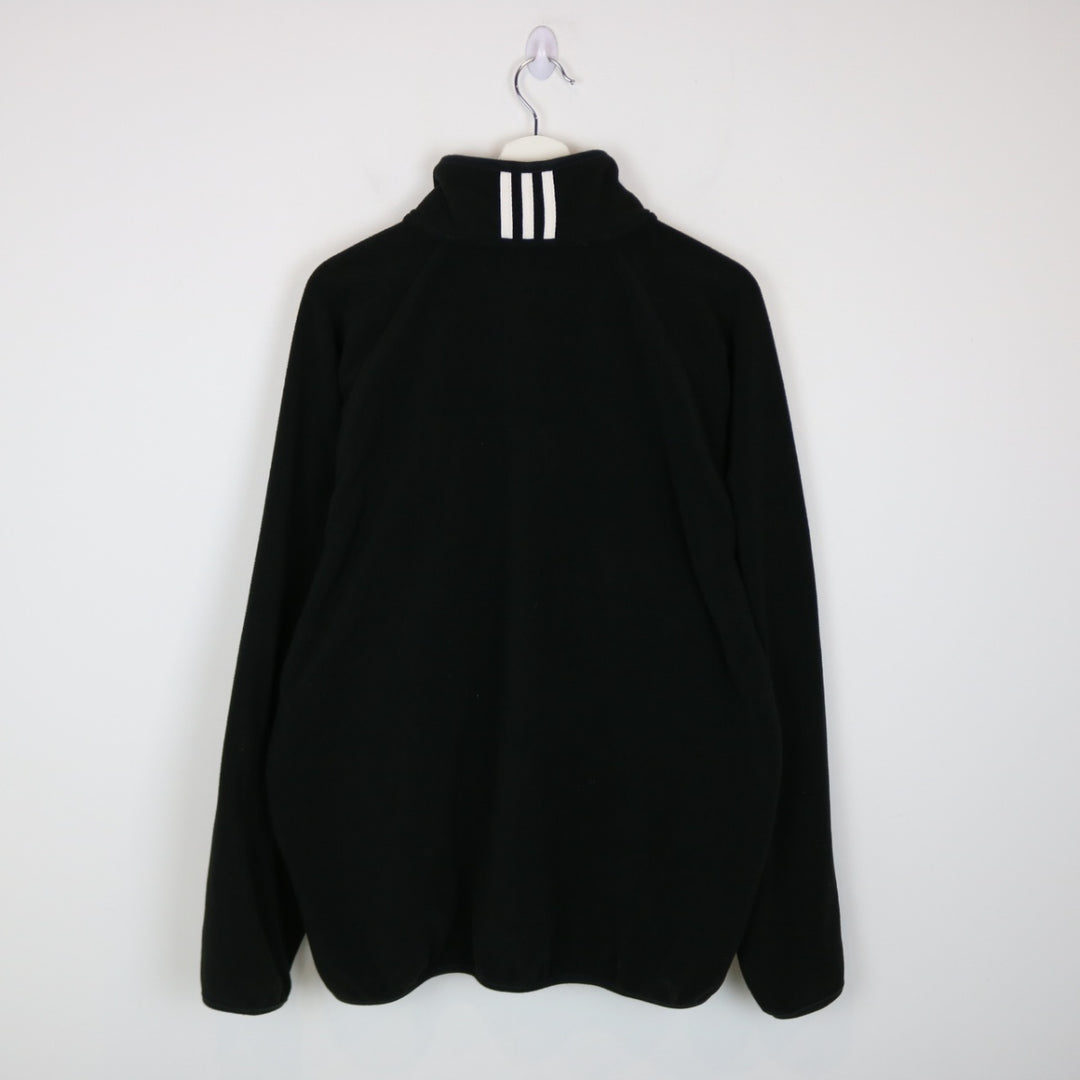 Vintage 90's Adidas Golf Quarter Zip Fleece Sweater - L-NEWLIFE Clothing