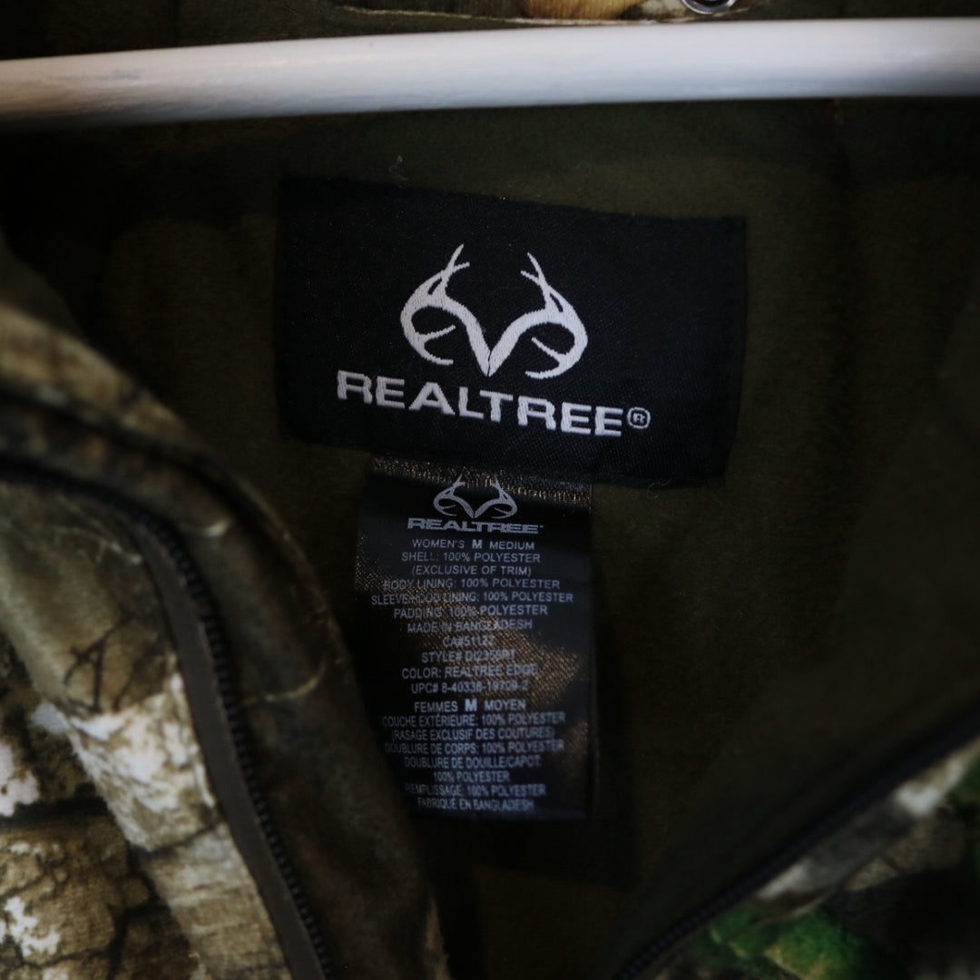 Y2K Real Tree Camo Fleece Lined Jacket - M-NEWLIFE Clothing