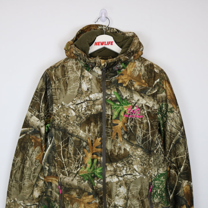Y2K Real Tree Camo Fleece Lined Jacket - M-NEWLIFE Clothing