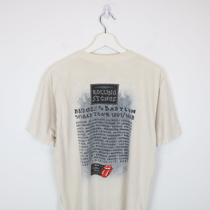 Vintage 1997 Rolling Stones Bridges to Babylon Band Tee - M-NEWLIFE Clothing