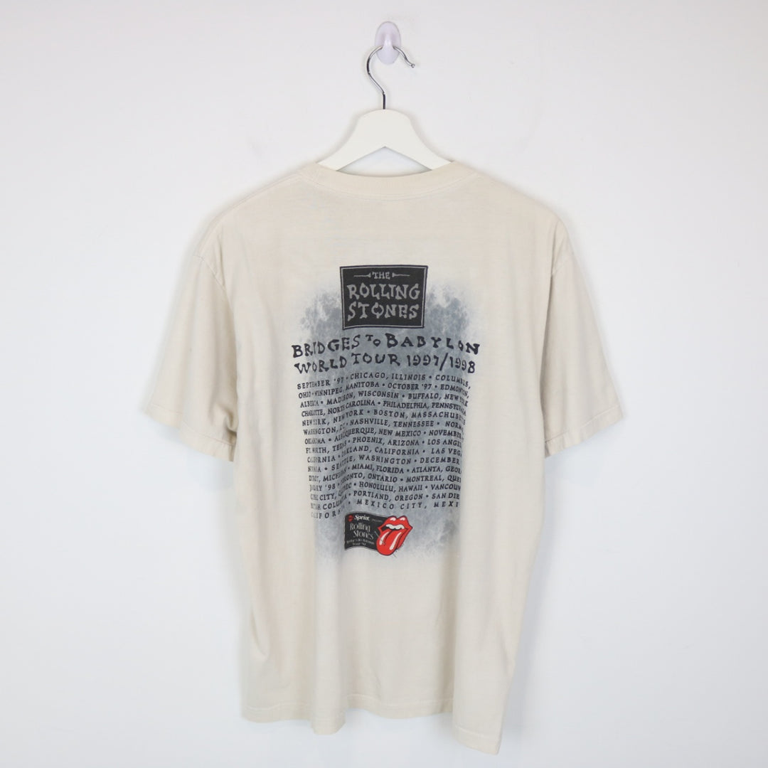 Vintage 1997 Rolling Stones Bridges to Babylon Band Tee - M-NEWLIFE Clothing