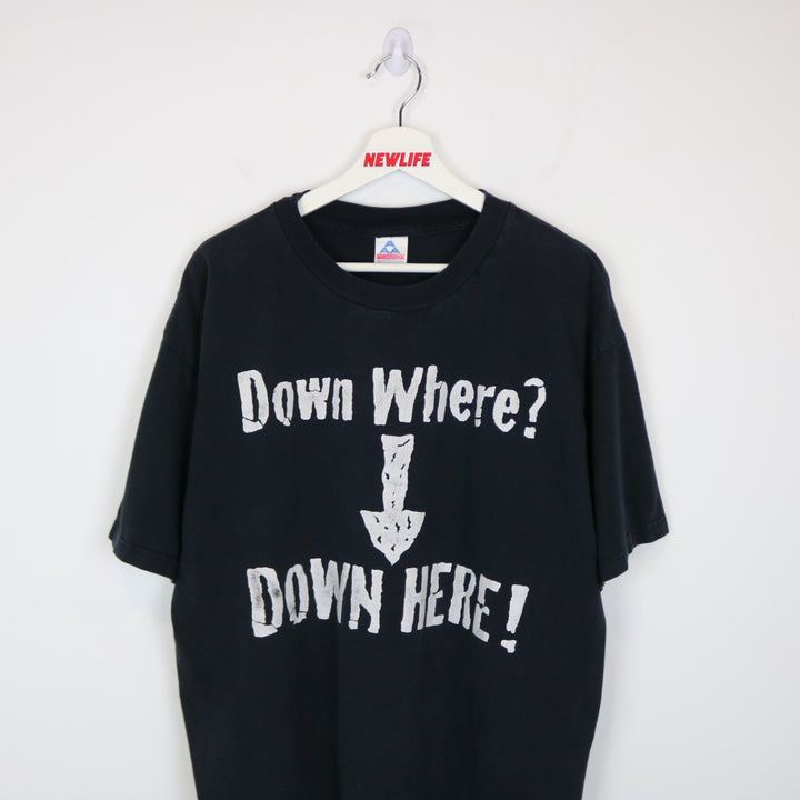 Vintage 1998 D-Generation X Down Where Down Here WWF Tee - XL-NEWLIFE Clothing