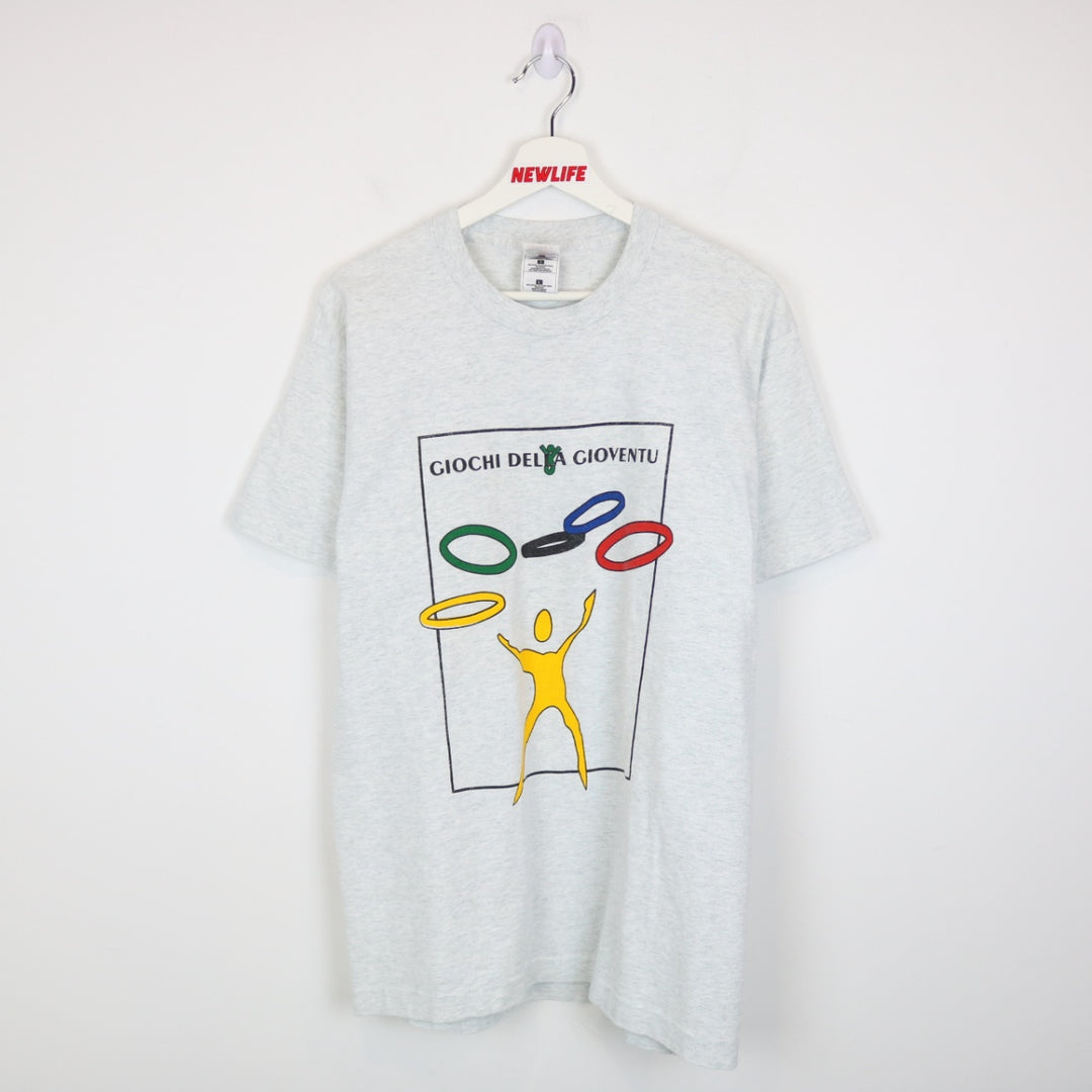 Vintage 90's Giochi Della Gioventu Canada Tee - M-NEWLIFE Clothing