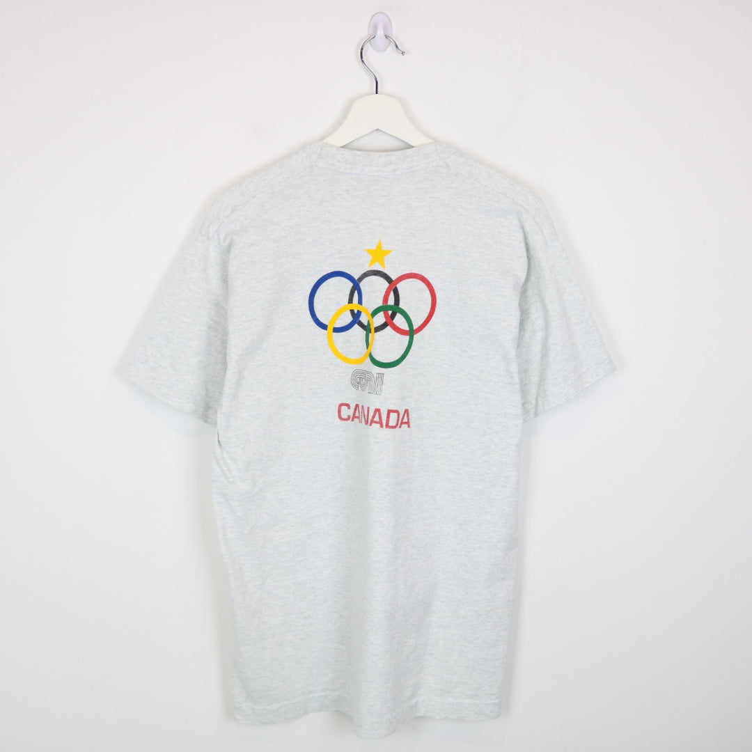 Vintage 90's Giochi Della Gioventu Canada Tee - M-NEWLIFE Clothing