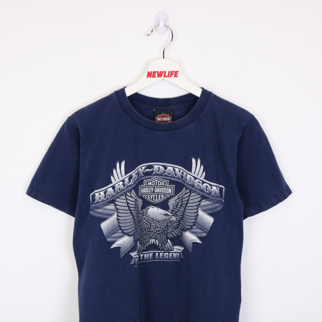 Vintage 00's Harley Davidson Edmonton Tee - S-NEWLIFE Clothing