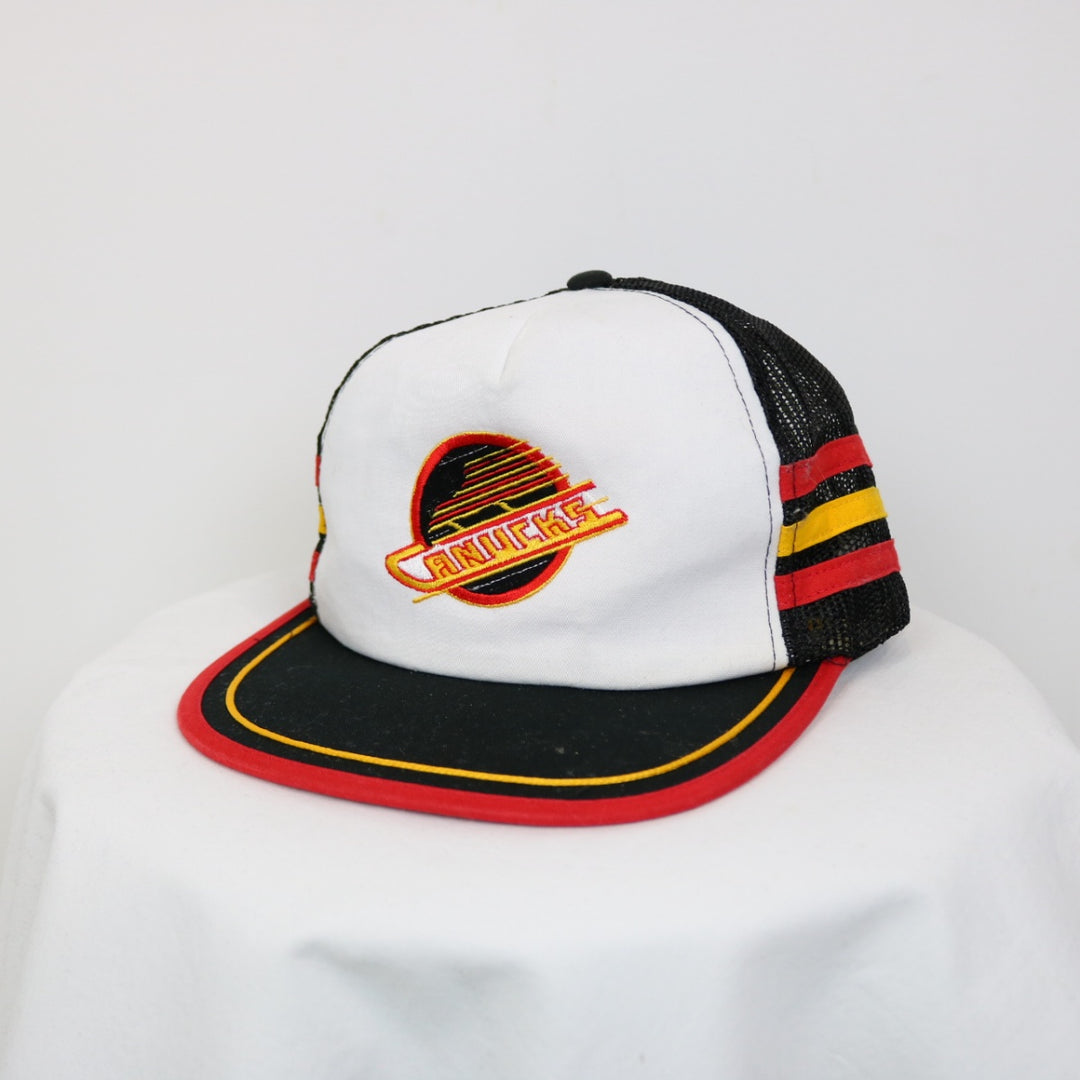 Vintage 90's Vancouver Canucks Trucker Hat - OS-NEWLIFE Clothing