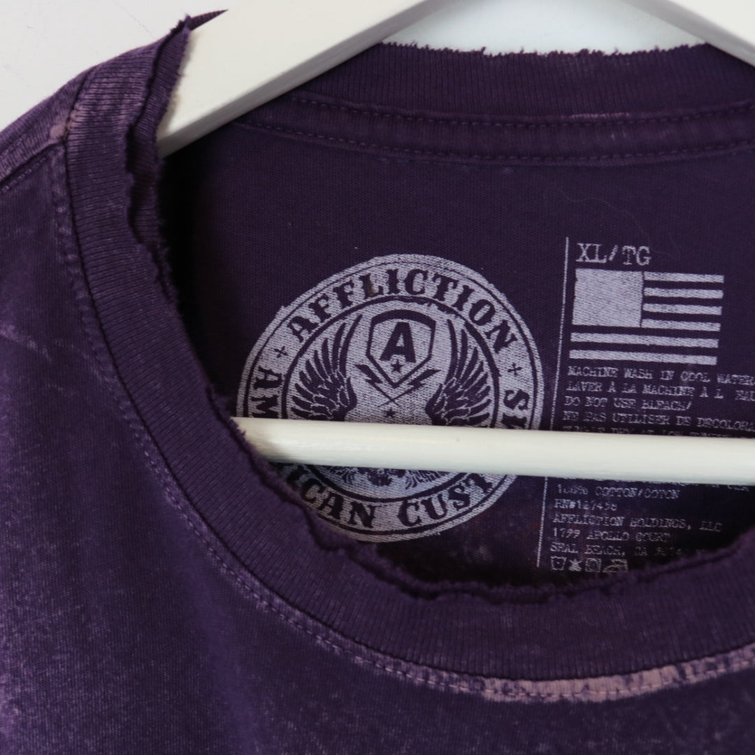 Y2K Affliction Live Fast Tee - L-NEWLIFE Clothing