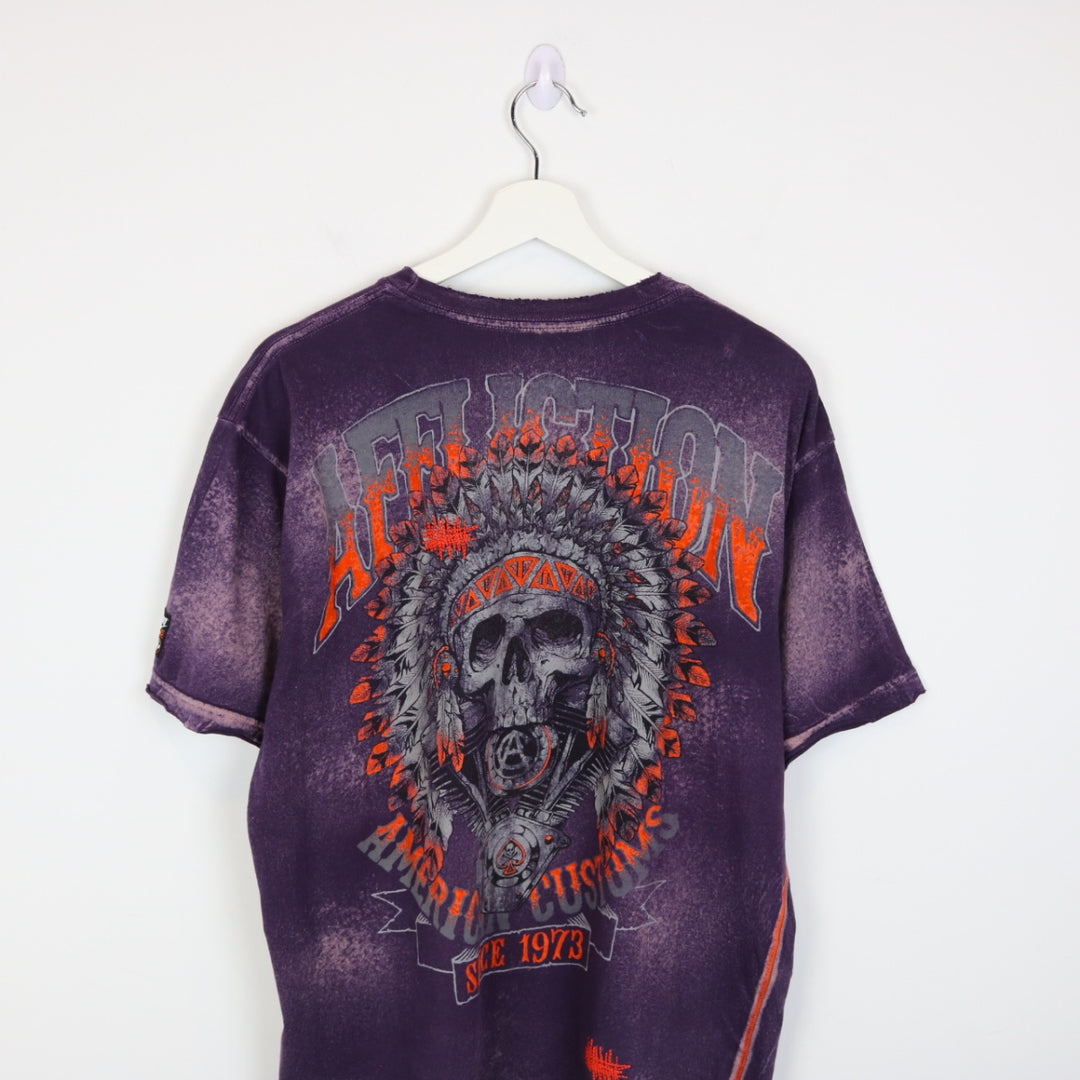 Y2K Affliction Live Fast Tee - L-NEWLIFE Clothing