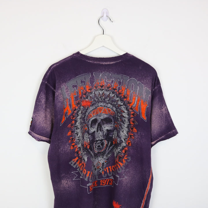 Y2K Affliction Live Fast Tee - L-NEWLIFE Clothing