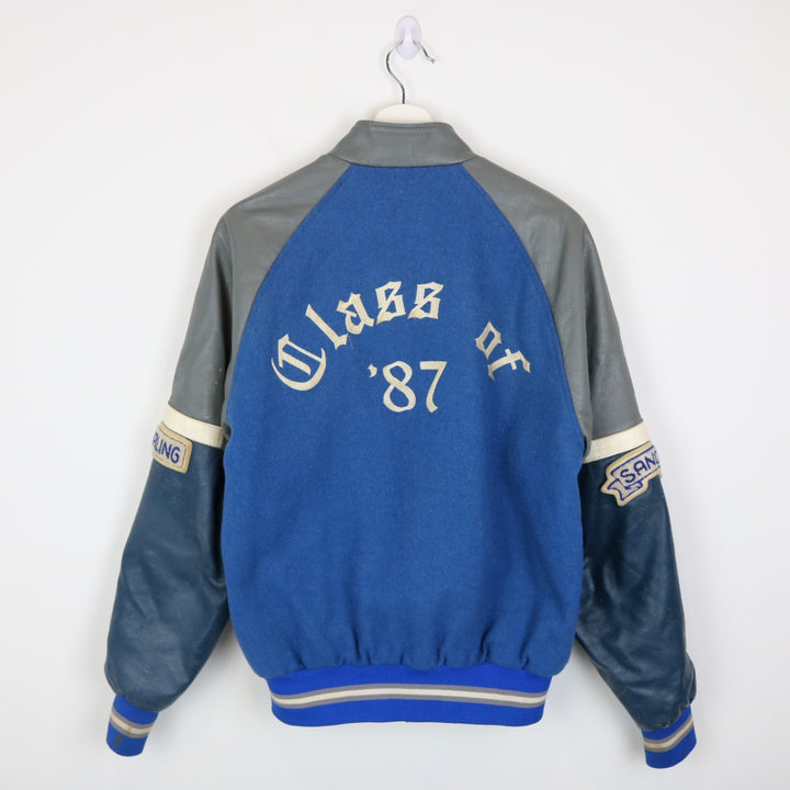 Vintage 1987 Paul Rowe Highschool Varsity Jacket - M-NEWLIFE Clothing