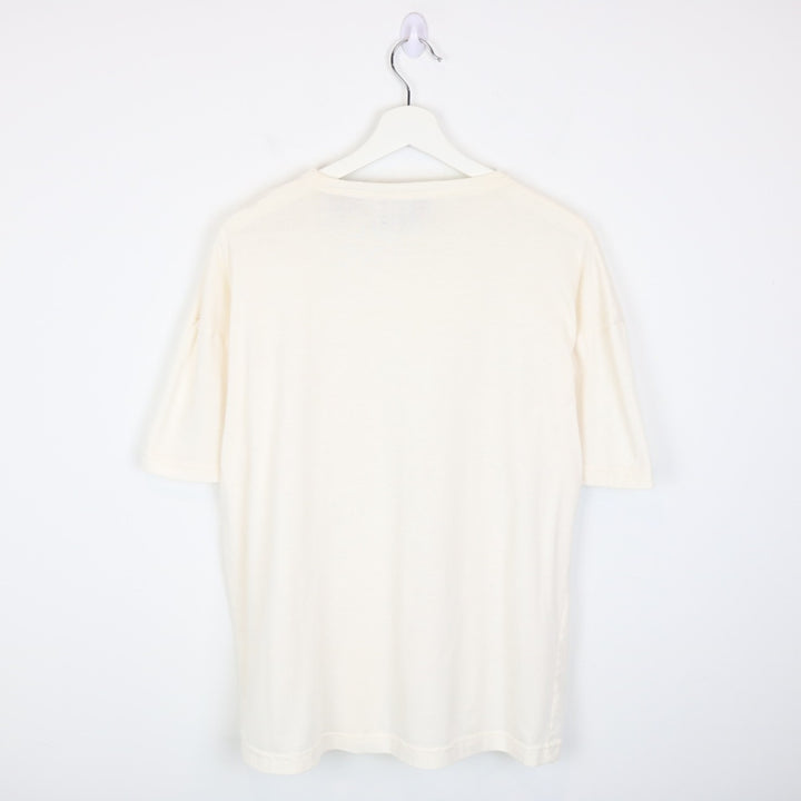 Vintage 80's Basic Style Blank Tee - L-NEWLIFE Clothing
