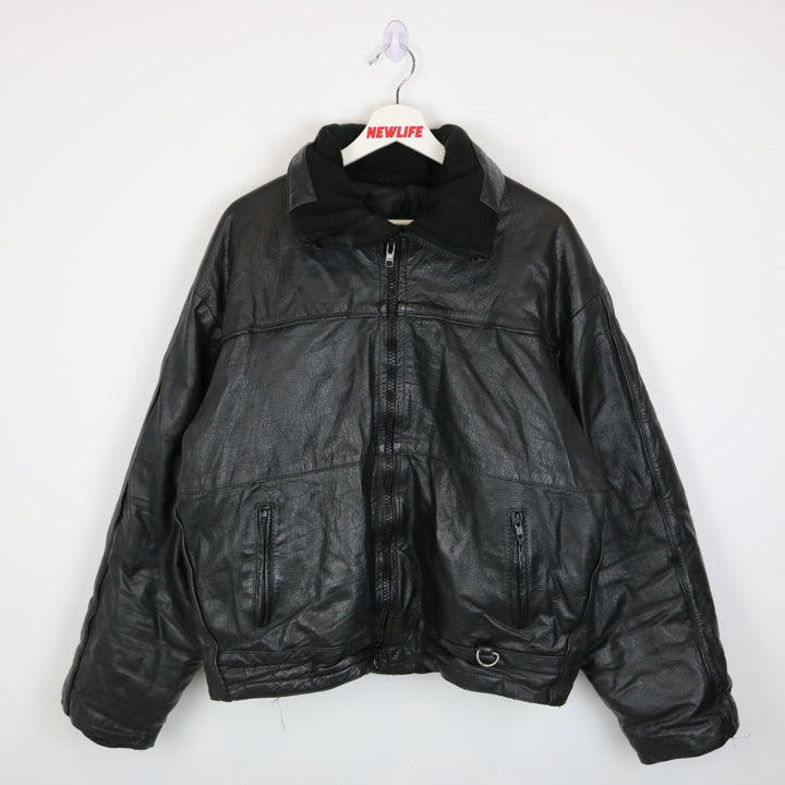 Vintage Road Gear Leather Jacket - XL-NEWLIFE Clothing