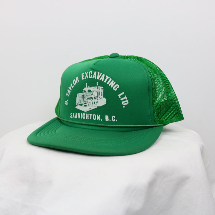 Vintage 80's Excavating BC Trucker Hat - OS-NEWLIFE Clothing