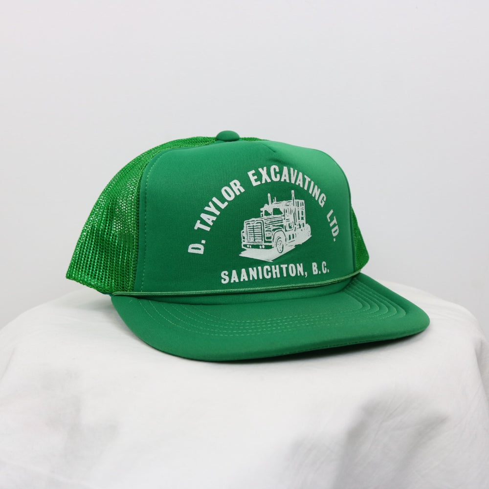 Vintage 80's Excavating BC Trucker Hat - OS-NEWLIFE Clothing