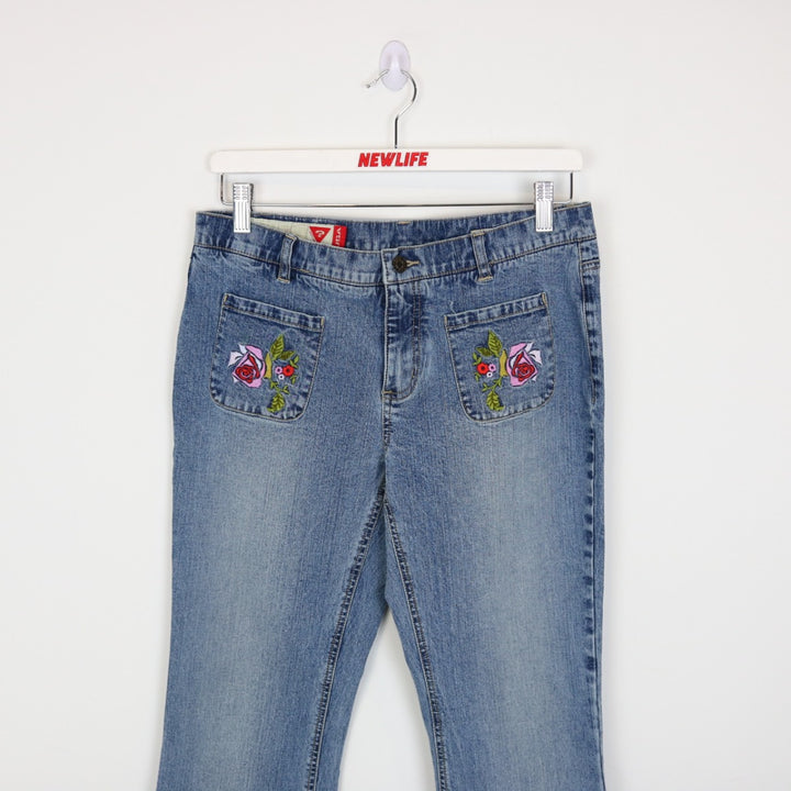 Vintage 00's Guess Flower Denim Jeans - 32"-NEWLIFE Clothing