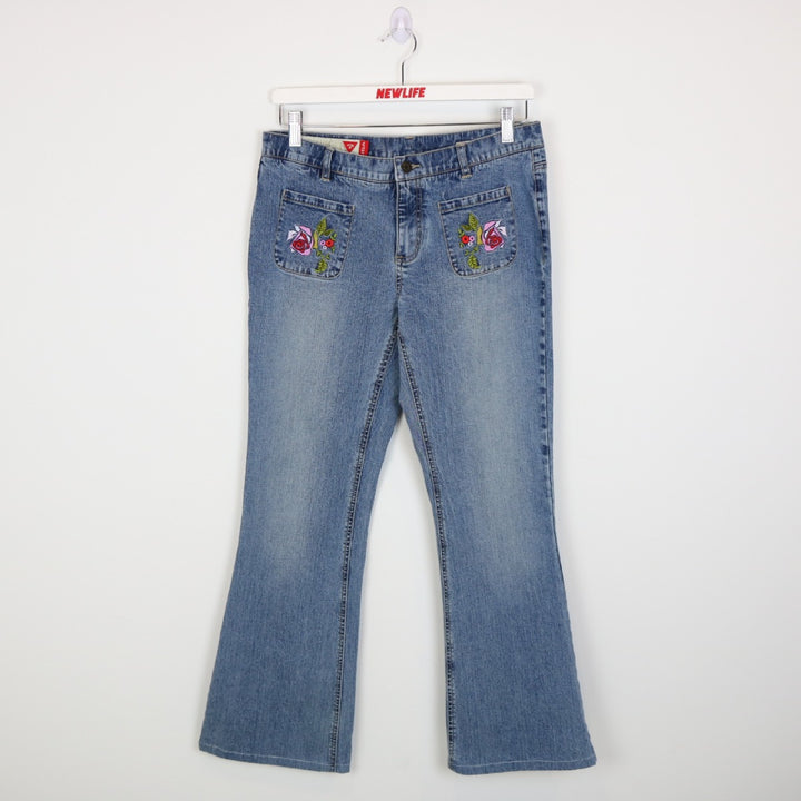 Vintage 00's Guess Flower Denim Jeans - 32"-NEWLIFE Clothing