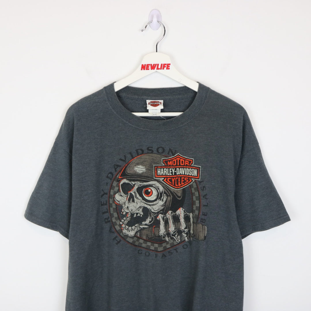 2014 Harley Davidson Kelowna BC Tee - L-NEWLIFE Clothing