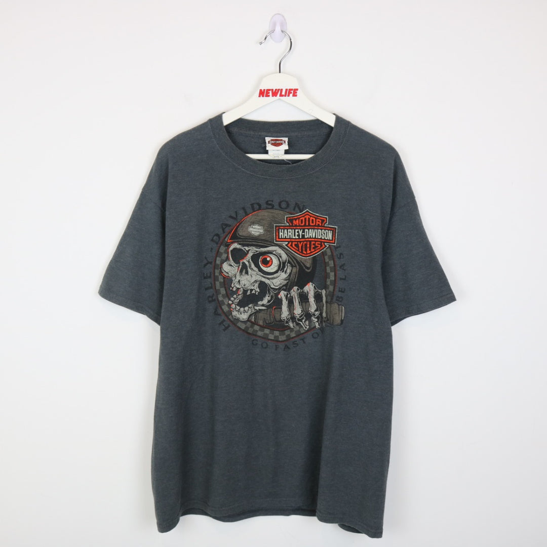 2014 Harley Davidson Kelowna BC Tee - L-NEWLIFE Clothing