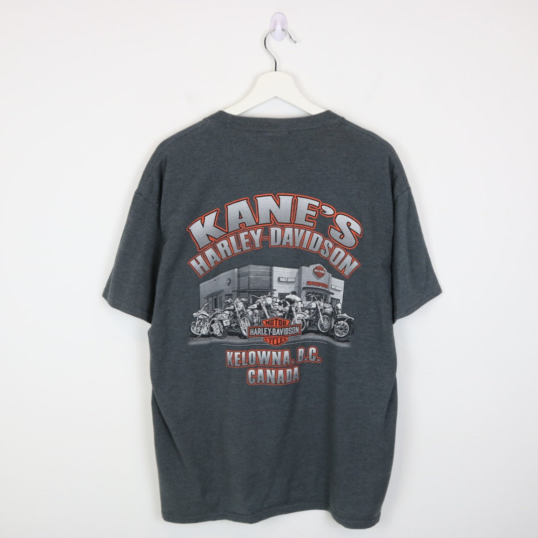 2014 Harley Davidson Kelowna BC Tee - L-NEWLIFE Clothing