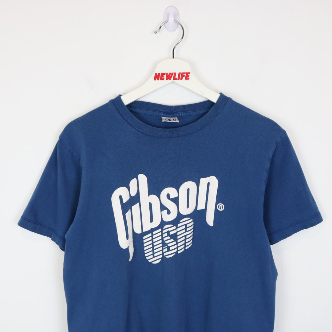Vintage 90's Gibson Guitar Tee - M-NEWLIFE Clothing