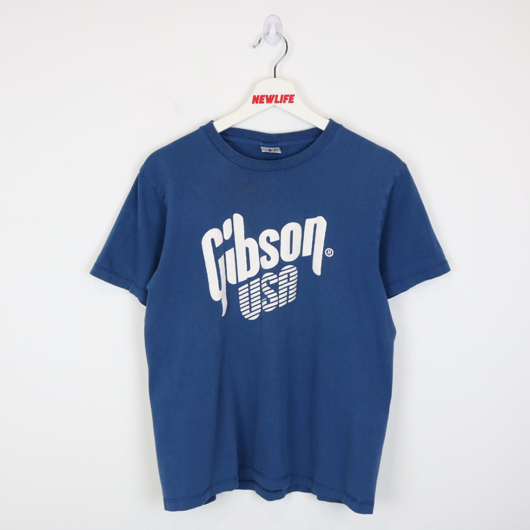 Vintage 90's Gibson Guitar Tee - M-NEWLIFE Clothing