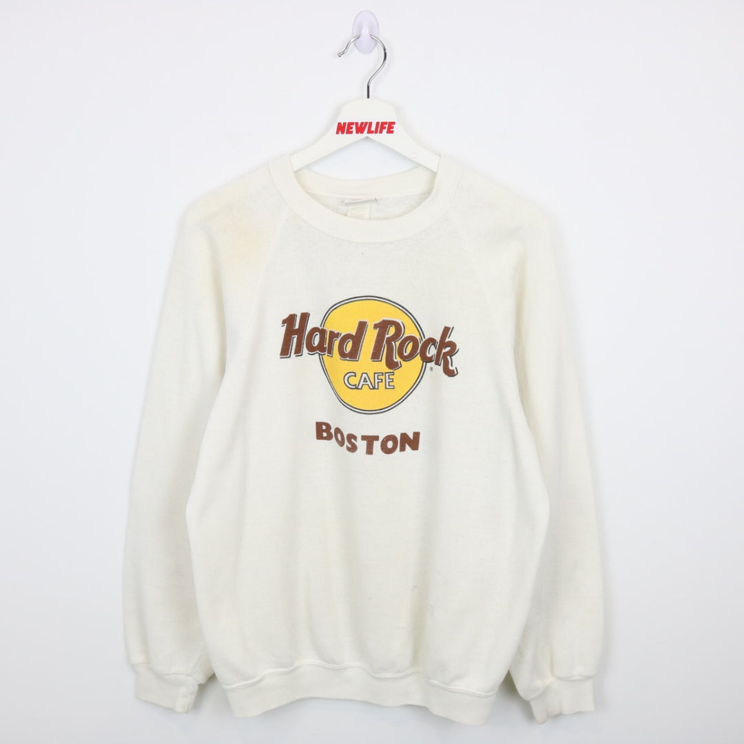 Vintage 80's Hard Rock Cafe Boston Crewneck - M-NEWLIFE Clothing