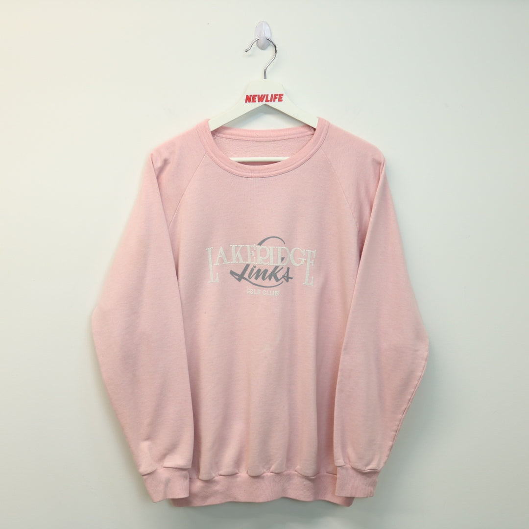 Vintage 80's Lake Ridge Links Golf Crewneck - M-NEWLIFE Clothing