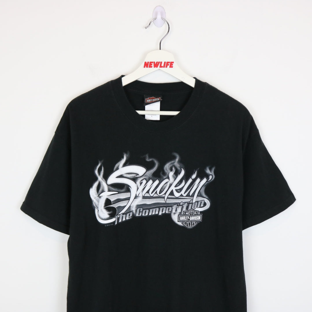 Harley Davidson Red Deer Tee - L-NEWLIFE Clothing