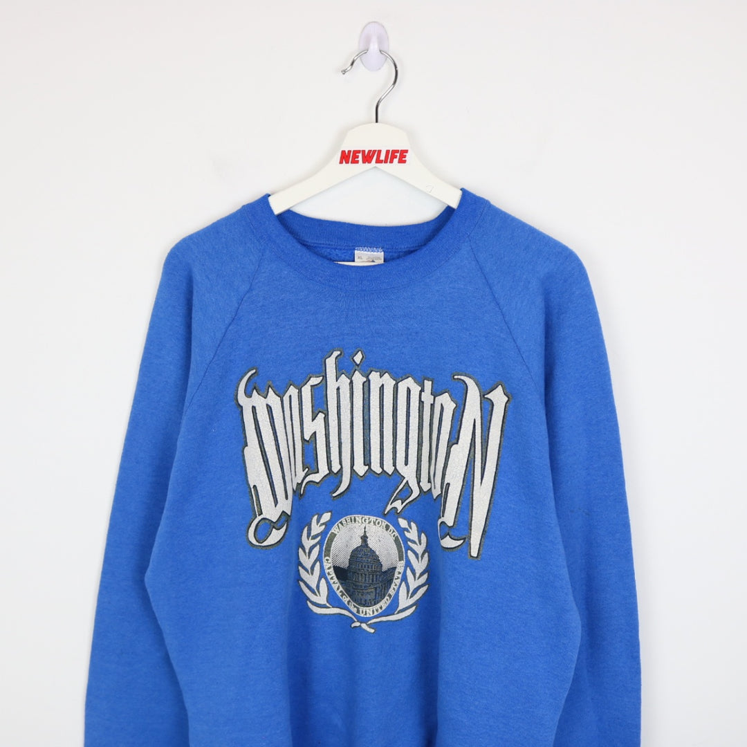 Vintage 90's University of Washington Crewneck - L-NEWLIFE Clothing