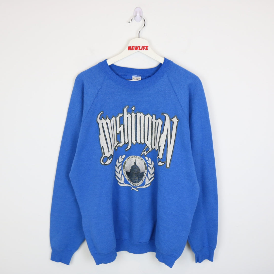 Vintage 90's University of Washington Crewneck - L-NEWLIFE Clothing