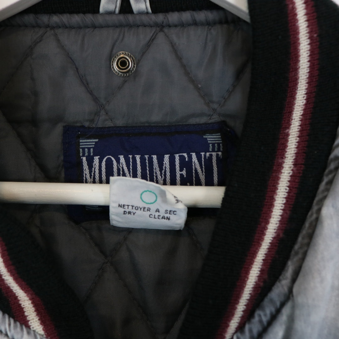 Vintage 80's Monument Bomber Jacket - L/XL-NEWLIFE Clothing